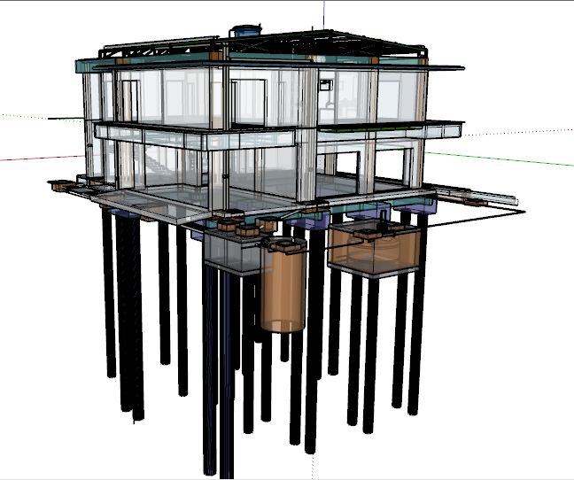 Modelo 3D integrado: arquitectura, estructura e instalaciones